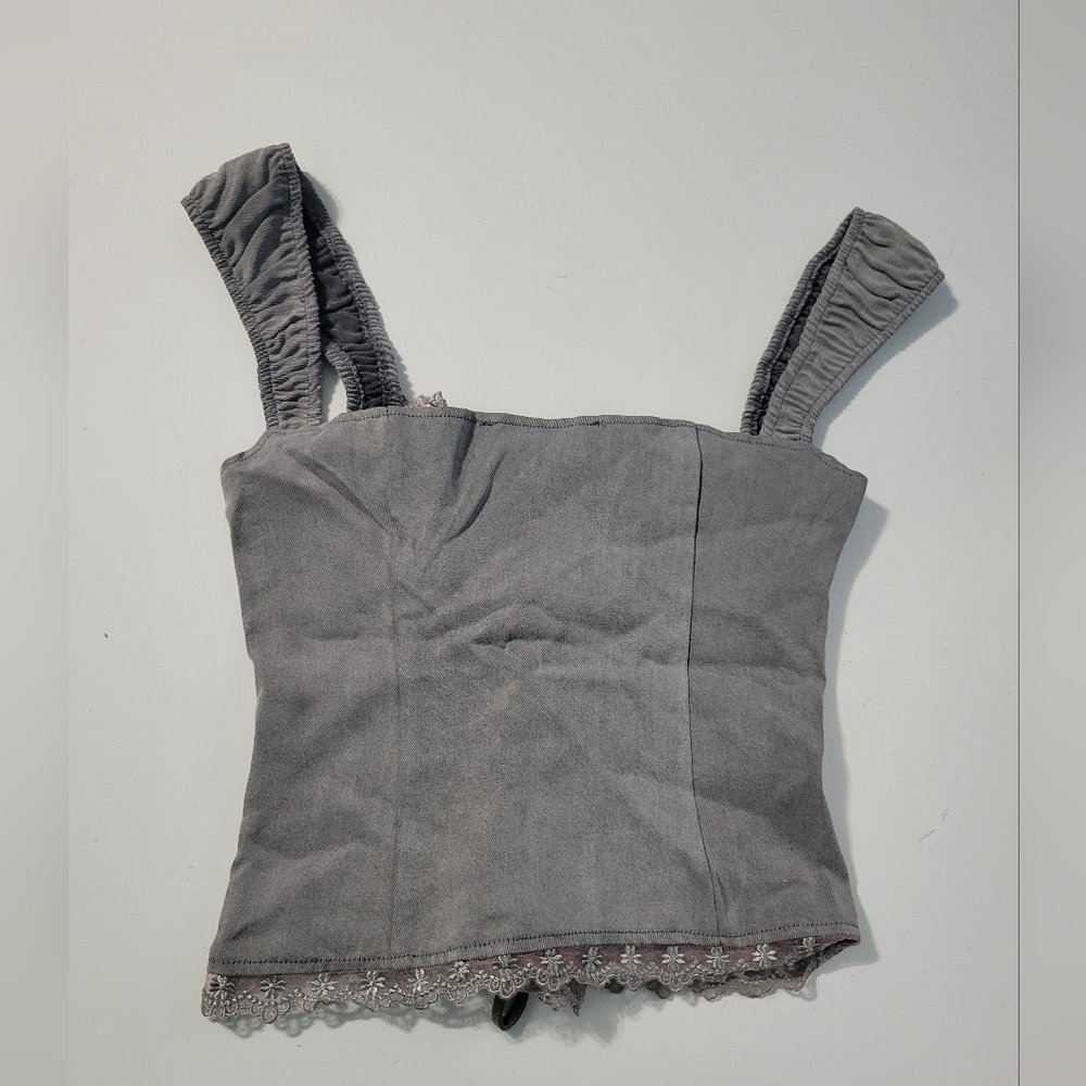 Lioness Palmer Corset in Washed Grey XS?see measurements - Picture 6 of 10